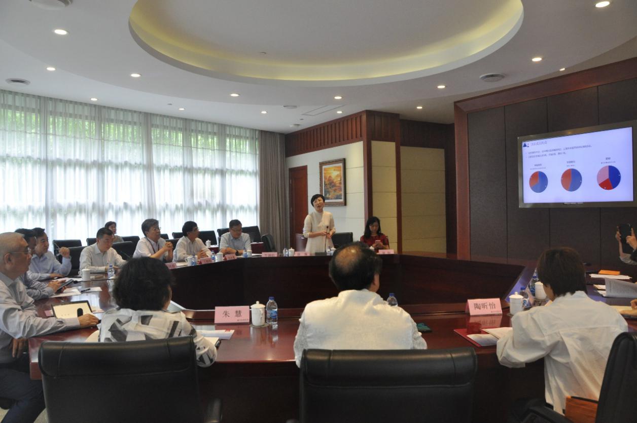 上海市政协社会和法制委员会领导调研欧冠中医药国际标准化工作